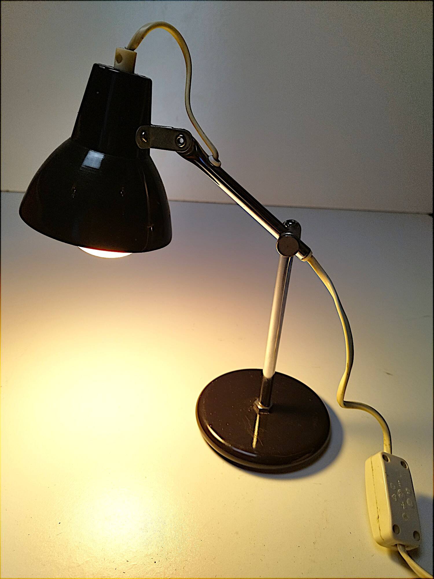 Vintage articulated desk lamp "Cocotte" – Industrial style, 1960s