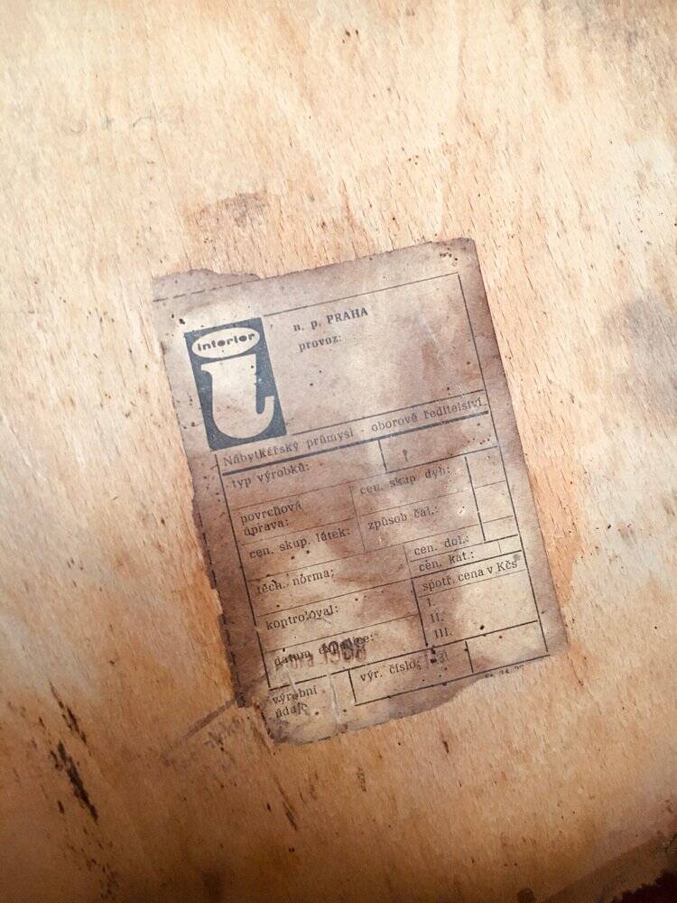 Mid-Century Modern Dining Chairs from Ton, Czechoslovakia, 1968, Set of 4