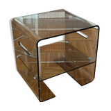 Smoked Plexiglas coffee table