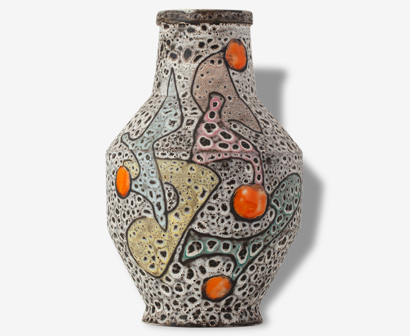 Vase, coloured by Marius Bessone | Selency