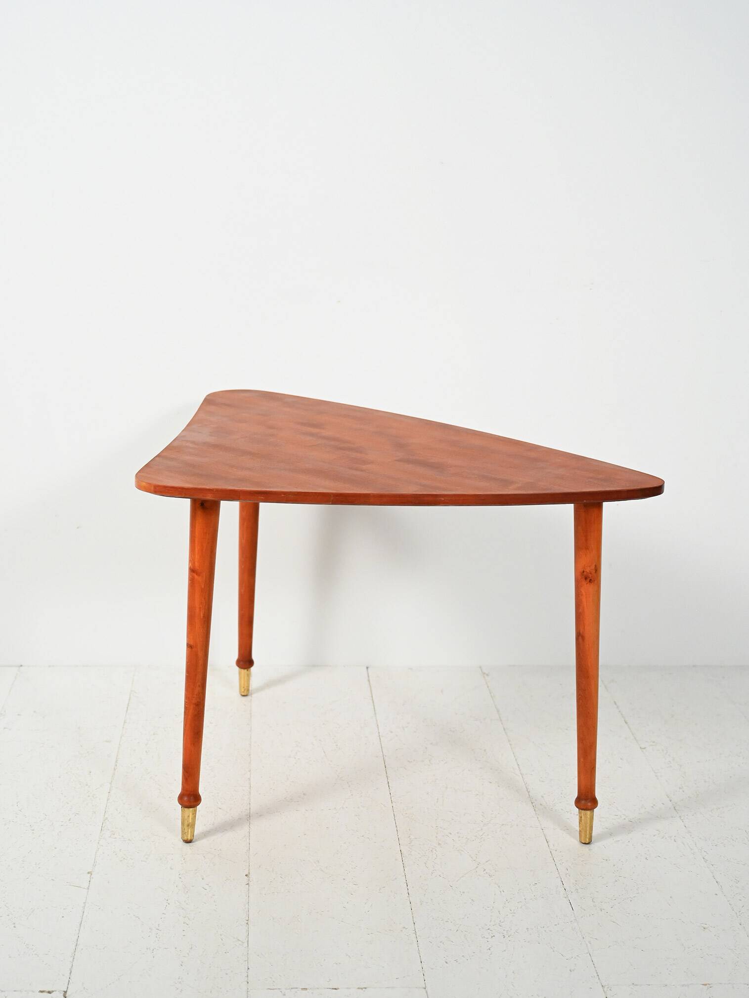 Scandinavian triangular coffee table from the Sixties