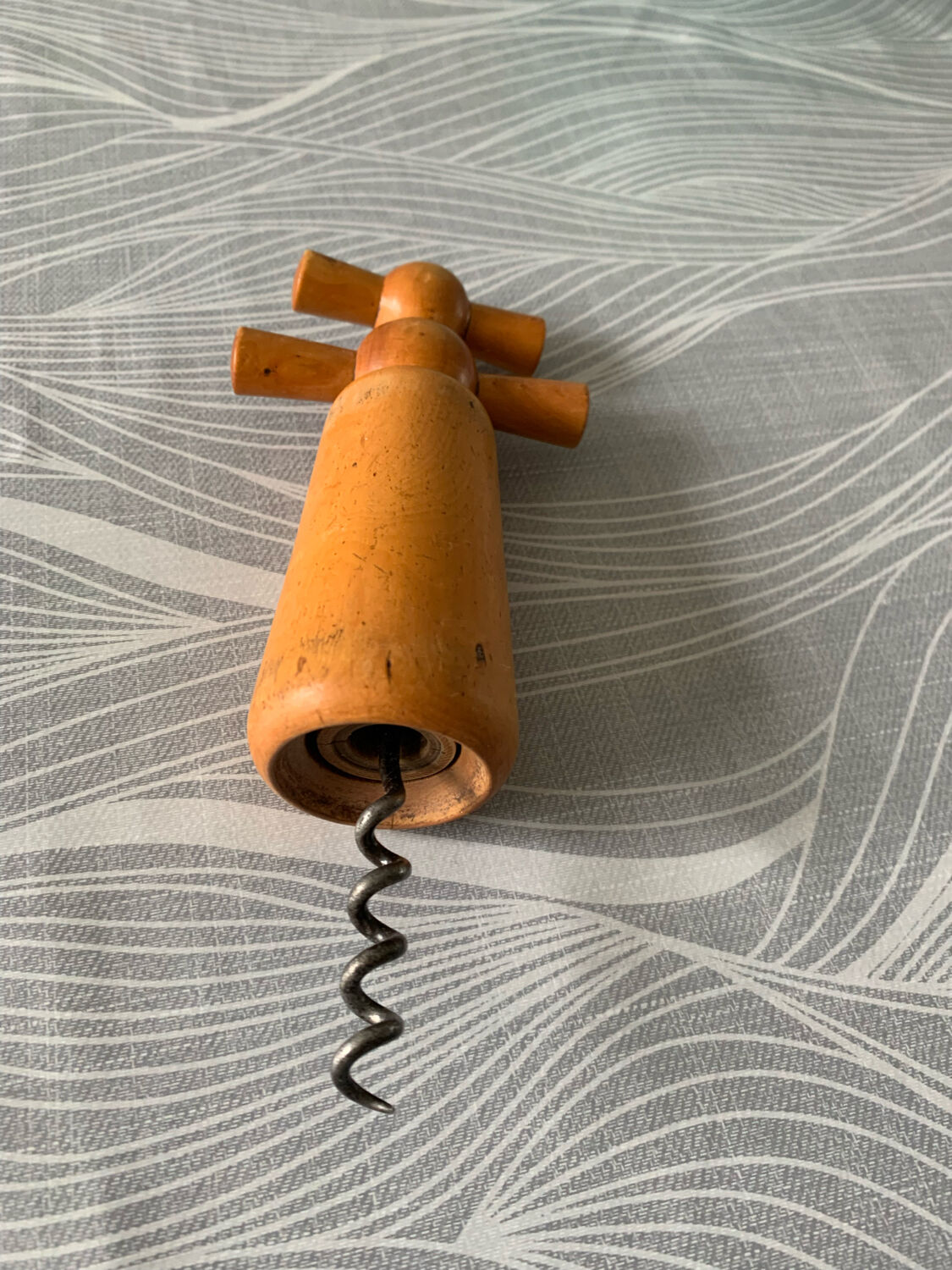 Wooden corkscrew