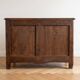 Antique storage furniture in walnut and walnut burl.