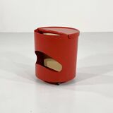 Table d'appoint Robo rouge par Joe Colombo pour Elco, 1970