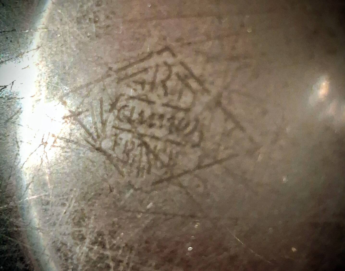 Large crystal vase Art Vannes