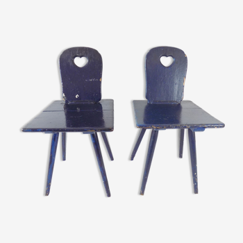 Set of 2 kitchen chairs 1900