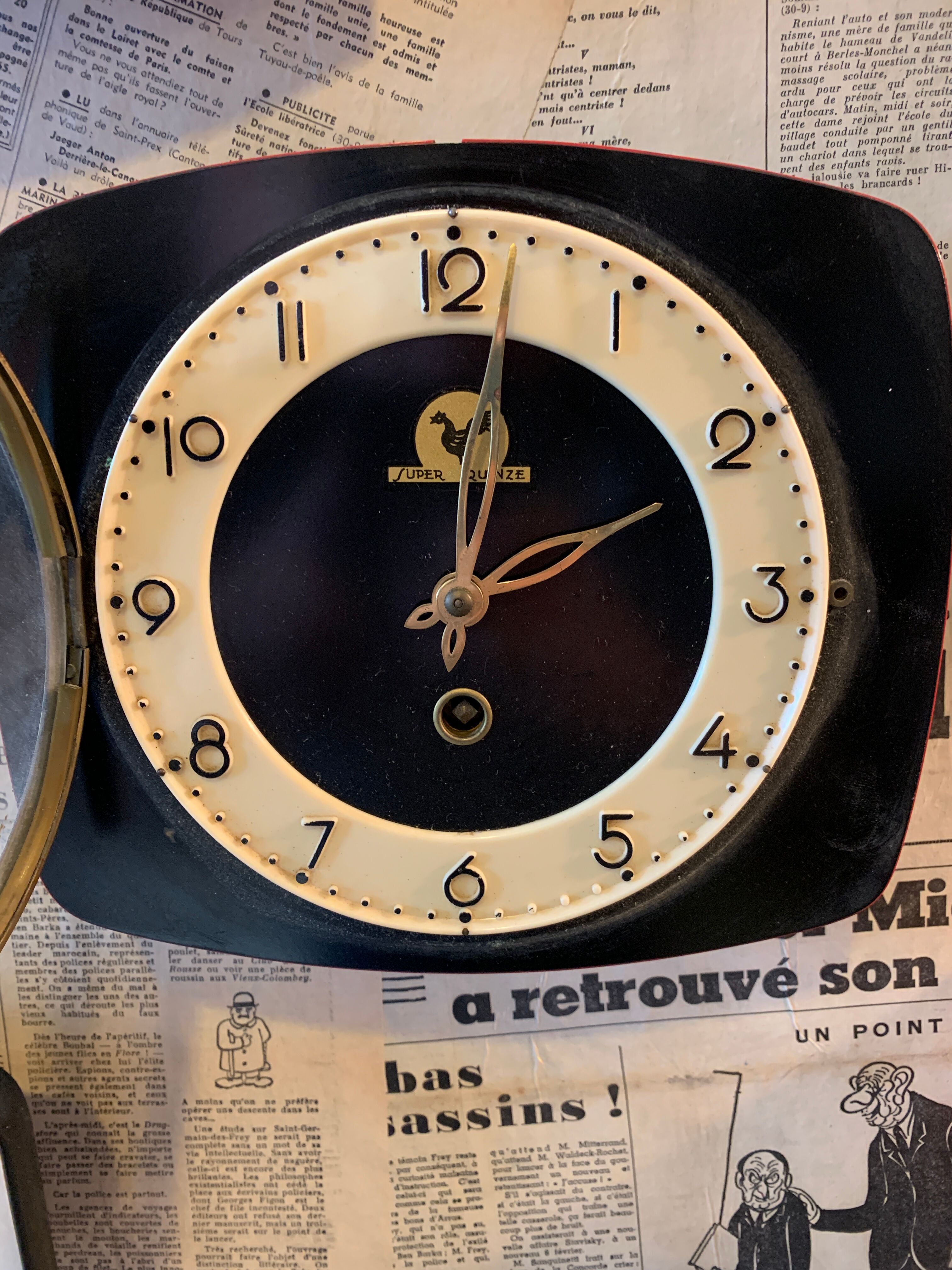 Vintage Clock Super Fifteen