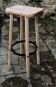 Tabouret haut en bois