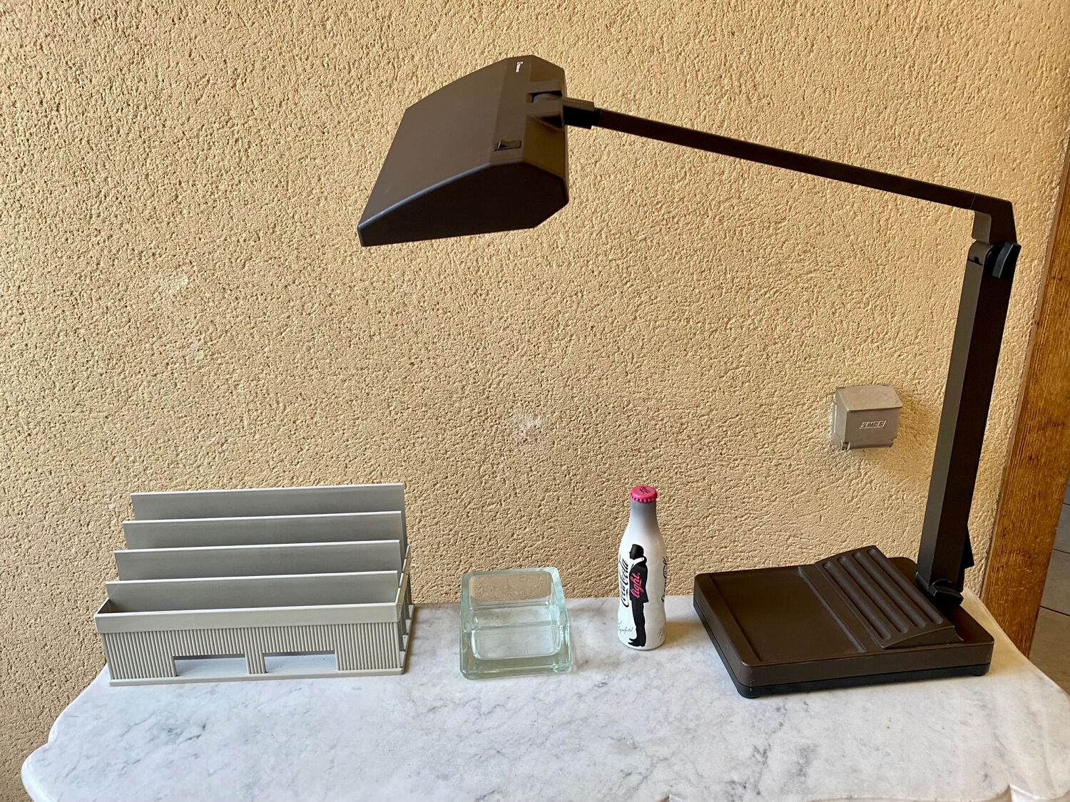 Neon desk lamp Waldmann TL 111 vintage 80s