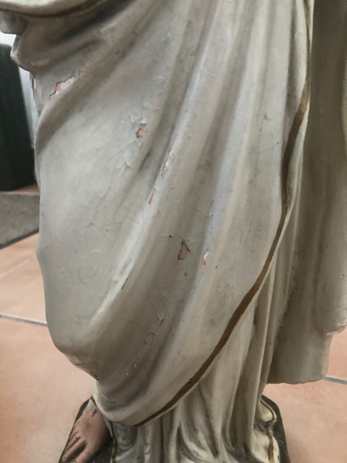 Ancient religious statue - great sacred heart