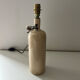 Bottle lamp base in stoneware