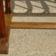 Antique solid walnut cradle