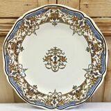 6 flat plates Gien Dionysos the children at the press 1938 1960