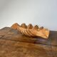 Wooden holy water font
