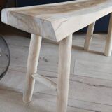 Small teak bench