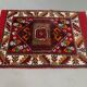 Vintage western Turkish rug oriental 120x80 cm tribal carpet, red