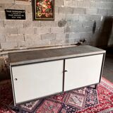 Vintage enfilade / Metal sideboard administration AR Cordemeyer for Gispen - 1960
