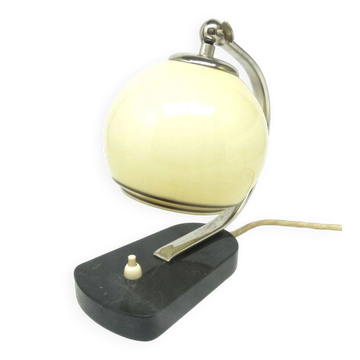 Lampe de chevet Art Déco attribuée à Josef Hurka pour Napako, Tchécoslovaquie, années 1950.