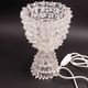 Elegant Table Lamp in Rostrato Murano Glass Vase attributed to Barovier & Toso, 1940s