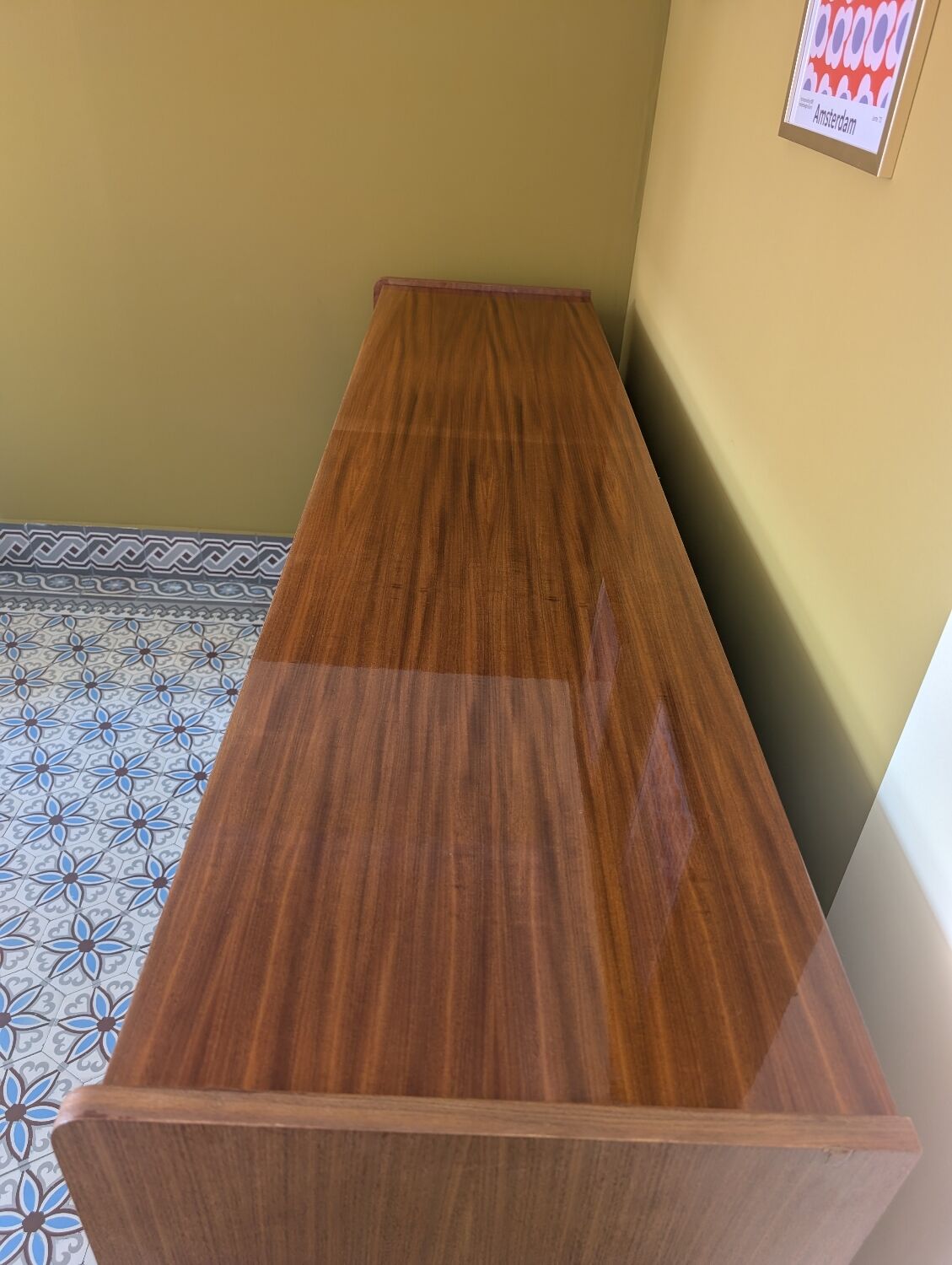 Vintage wooden enfilade