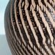 Vintage minimalist ceramic vase Wekara sgraffito
