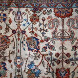 Carpet vintage Persian Mashad done hand 210x334cm 1950 s