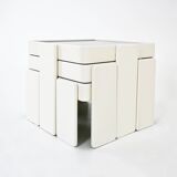 Set of 3 Nesting Tables by Gianfranco Frattini for Cassina, 1960s