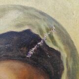 Dutch oil painting of Madonna and Child, signed C. Vesters, 1940