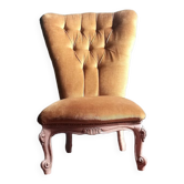 Vintage padded toad armchair