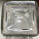 Molded glass vase