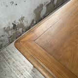 Solid walnut farmhouse castle table 1900 XXL