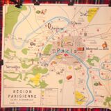 School map MDI PARIS and the Paris region