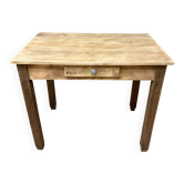 Beautiful old desk in raw wood.