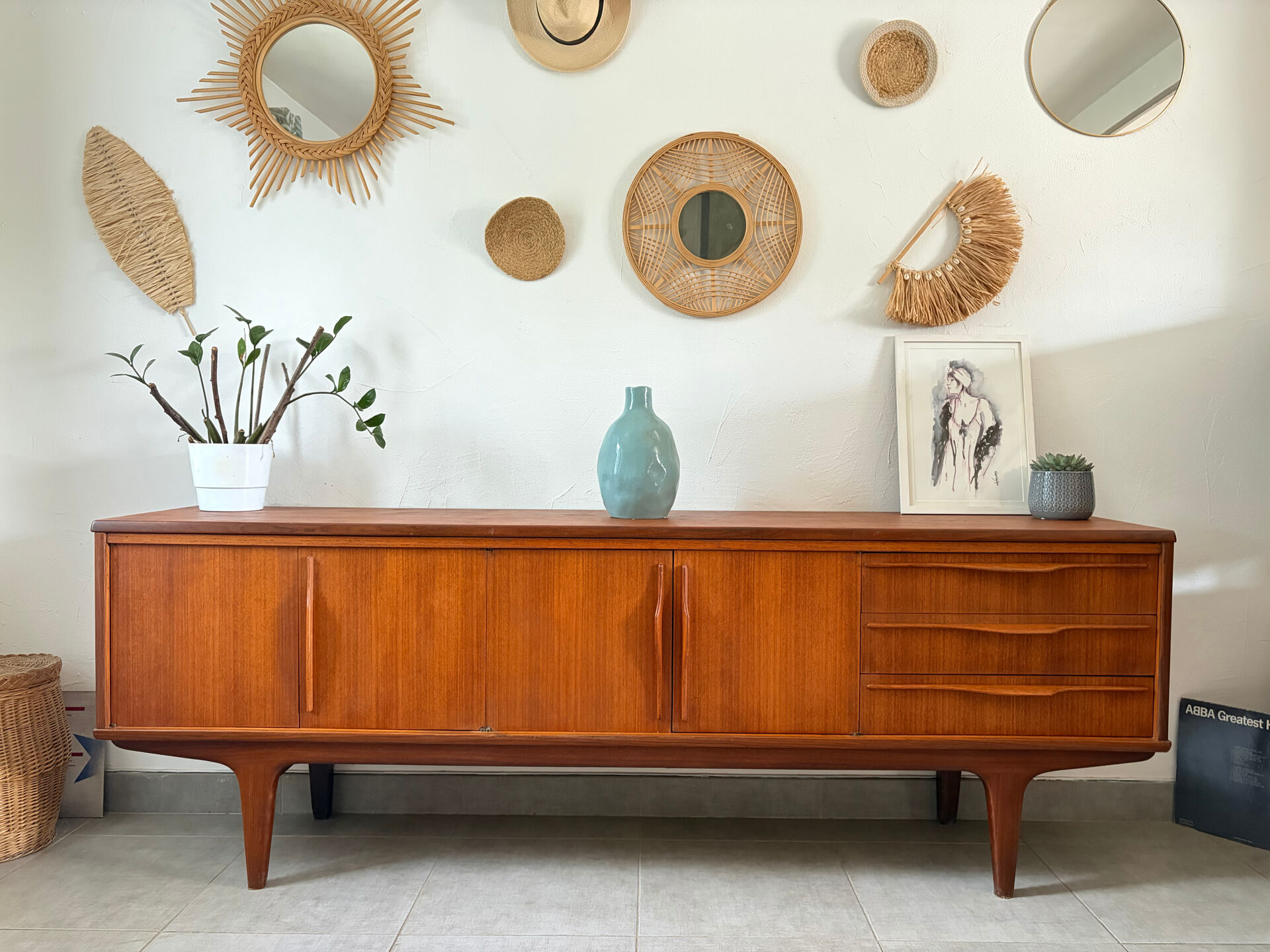 Vintage Scandinavian enfilade Andersen Johannes