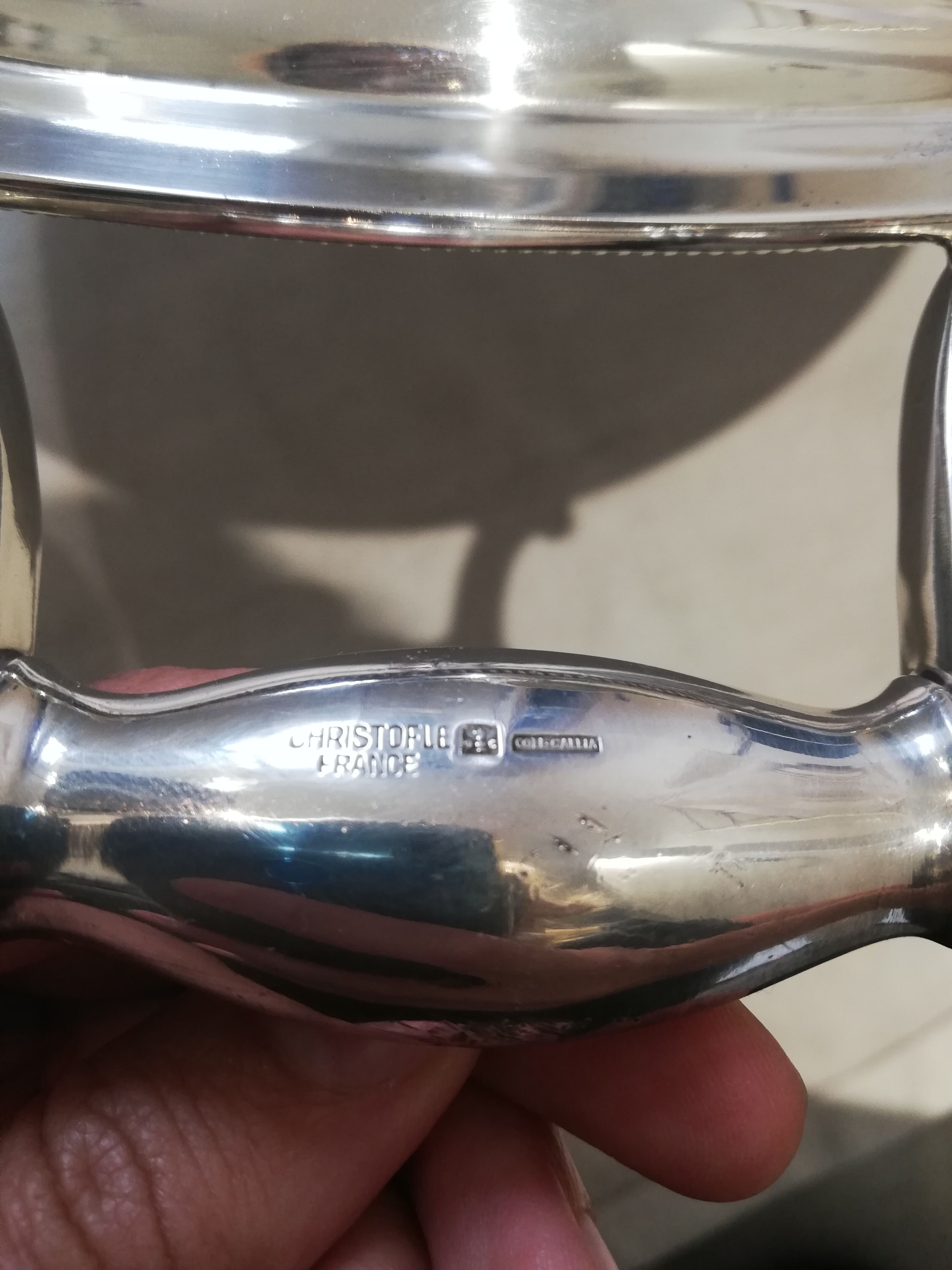 Gallia Silver Metal Christofle Plateau