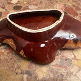 Vintage ceramic bowl / pocket bowl attributed to Vallauris.