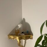 Wall-mounted corner console
