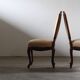 Pair of Vintage Danish Antique 18th century Chairs, style of Louis XV