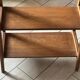 Étagère chêne design reconstruction vintage années 60