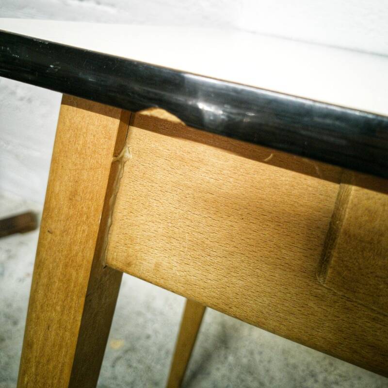 Vintage wood and Formica table