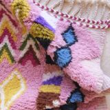 Pink Berber Rug - 206 x 160 cm