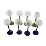 8 mini high-footed glasses