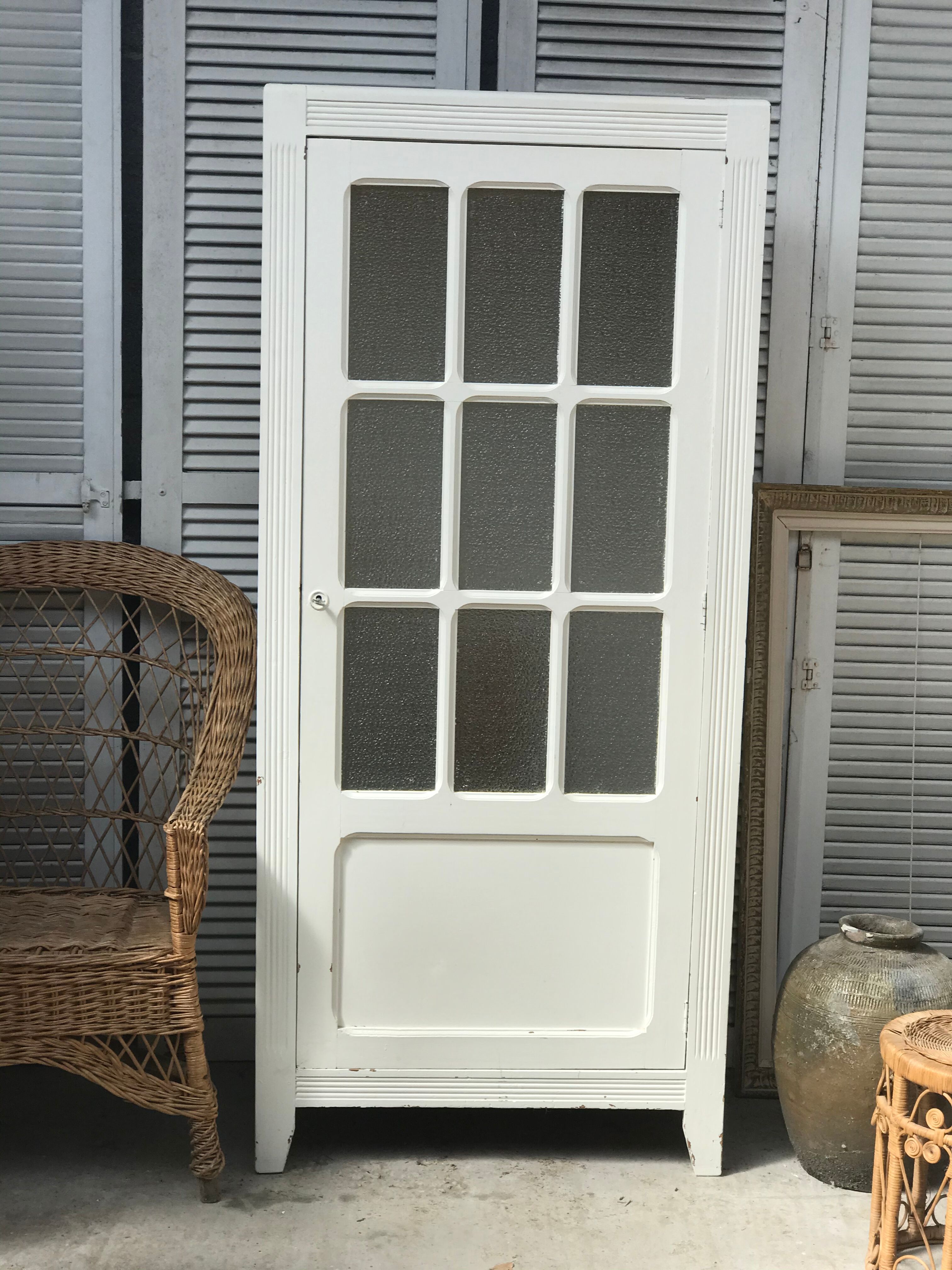 Glass-glazed parisian wardrobe