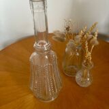 Flacon ancien en verre 19eme début 20eme