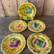 Dessert plates barbotine Sarreguemines