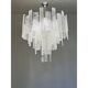 Contemporary Strips “Listelli” Murano Glass Chandelier by Simoeng