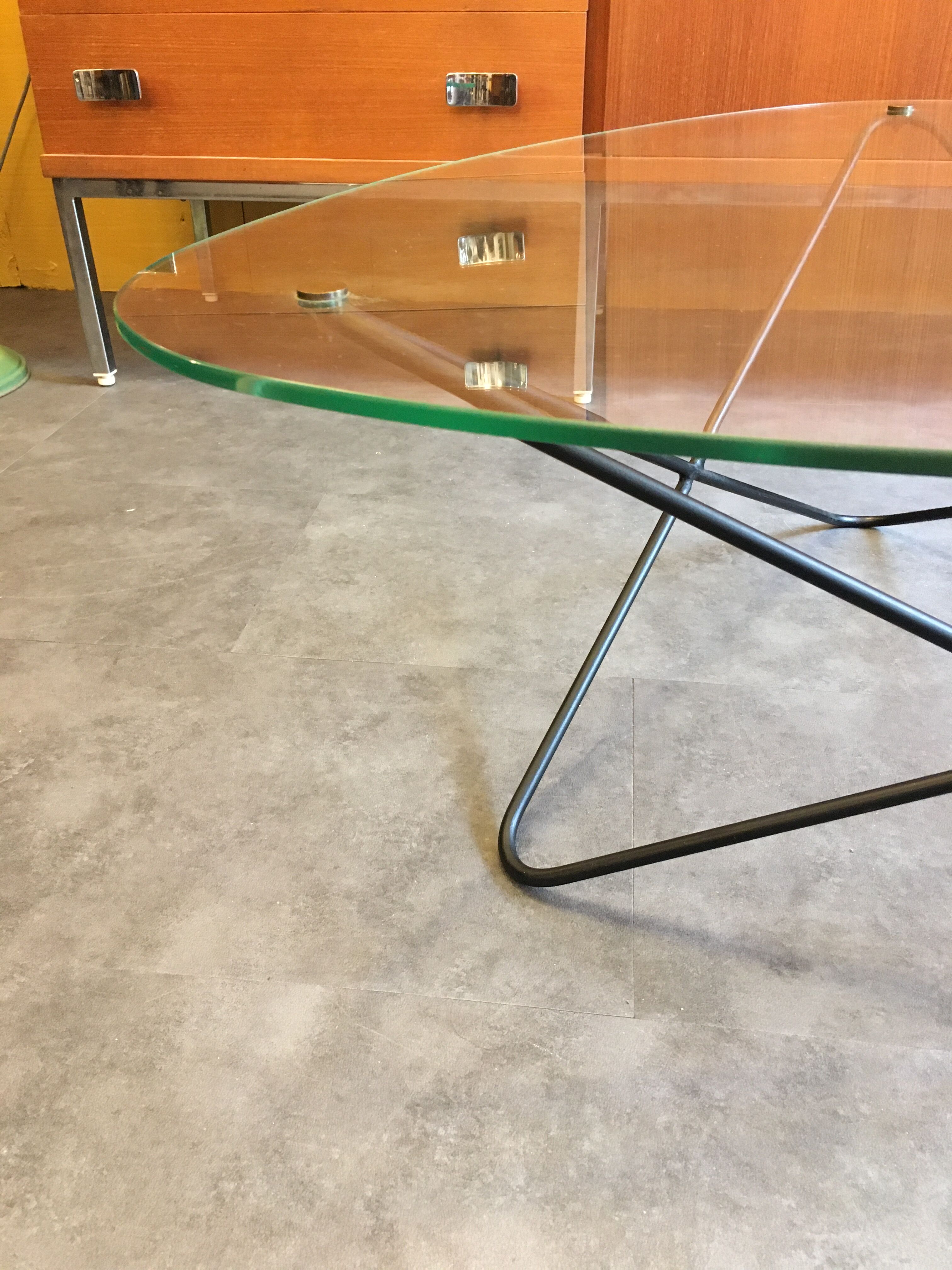 Table basse Jasmin, de F.Lasbleiz, Airborne, circa 1950