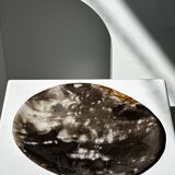 Dish in petrified wood