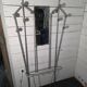 Aluminium coat rack from the 1950s.