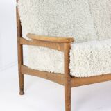 Set van designer bank + 2 fauteuils 'Sliedrecht' - opnieuw bekleed